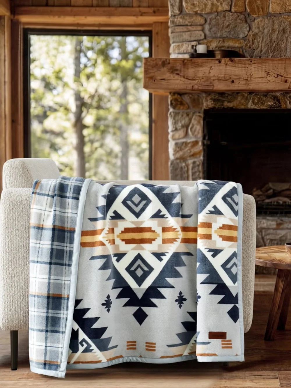 Pendleton Reversible Throw Blanket Sierra Sunset 50 x 70